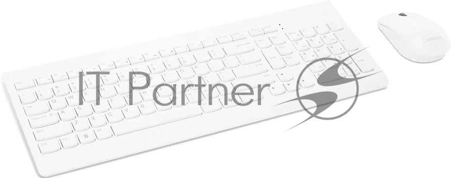 Комплект клавиатура+мышь Lenovo 510 беспроводной, USB, 1200 DPI, белый