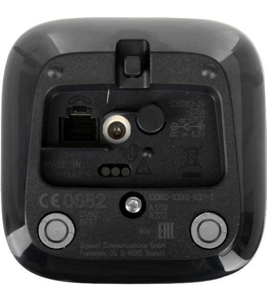 Радиотелефон Dect Gigaset A170 DUO черный (труб. в компл.:2шт) АОН