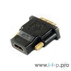 Переходник Aopen HDMI 19F to DVI-D 25M позолоченные контакты <ACA312>