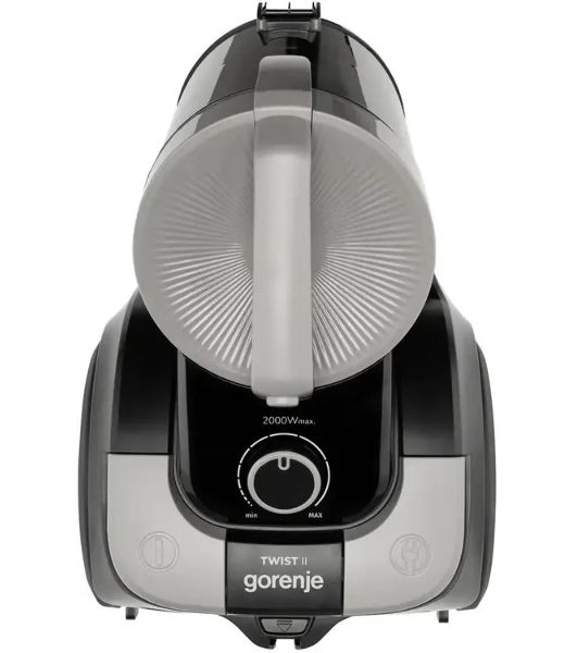 Пылесос Gorenje VC2001TABKG черный, 220/2200 Вт, уборка сухая, пылесборник контейнер 3,3 л