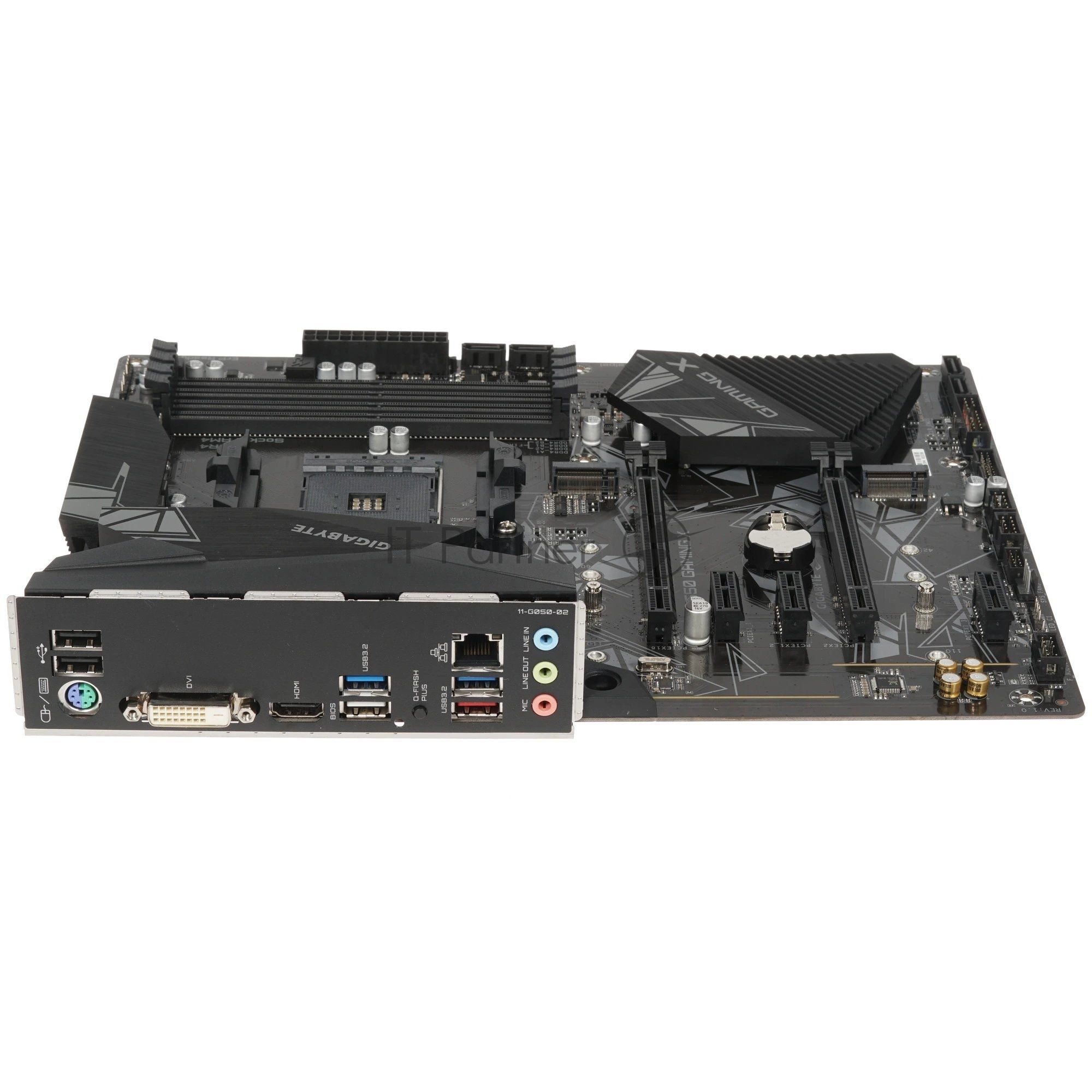 Материнская плата Gigabyte B550 X GAMING, AM4, AMD B550, 4xDDR4, 4xSATA, 2xM.2, 1xPCIe 4.0 x16, 1xPCIe 3.0 x4, 2xPCIe 3.0 x1, 1xHDMI, 1xDisplayPort, 1x 2.5Gb LAN, 1xUSB 3.2 Gen 2, 3xUSB 3.2 Gen 1, 1xUSB Type-C, 2xUSB 2.0, 2x3.5 мм, 7.1, ATX