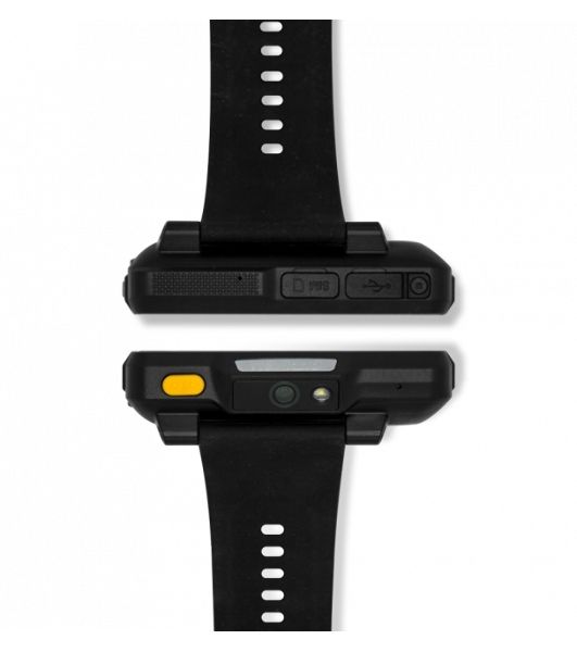 Терминал сбора данных WD1 Wearable Watch Device with 2.8" Touch Screen, 3GB/32GB, BT, WiFi, 4G, GPS and Camera. Incl. wrist band, USB-C cable and MultiPower adapter. OS: Android 13.0 GMS.