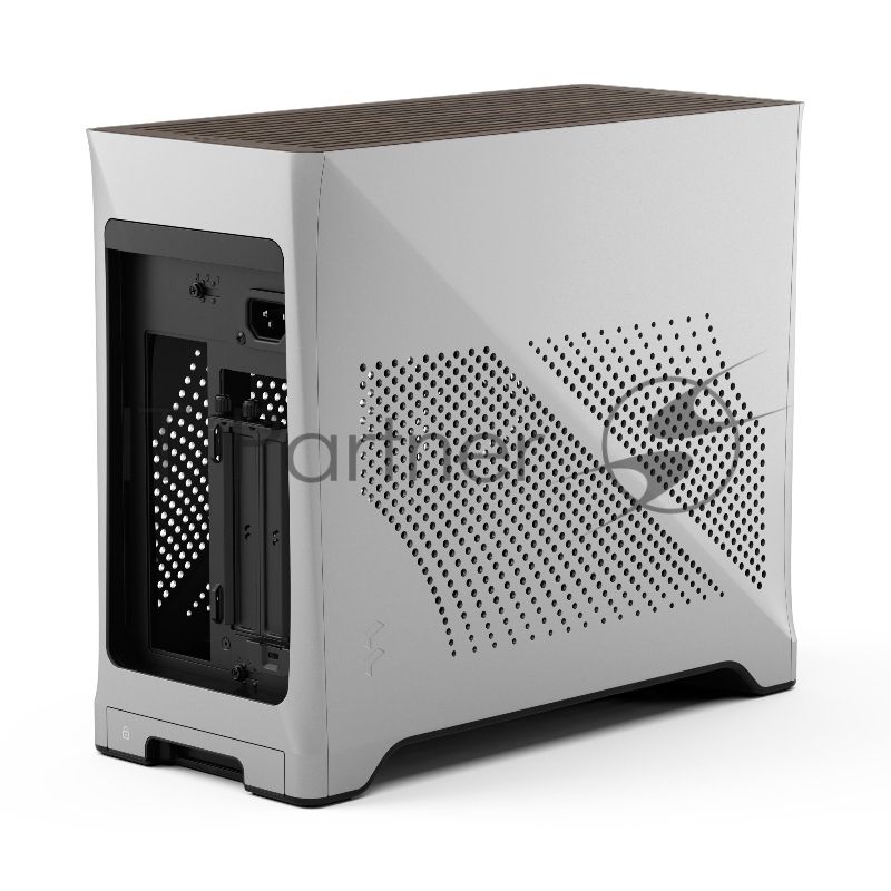 Компьютерный корпус без блока питания Fractal Design Era 2, SFF, 2x120мм, 2xUSB-A 3.0 + 1xUSB 3.2 Type-C, SFX PSU Support, mITX Silver