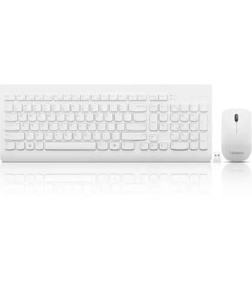 Комплект клавиатура+мышь Lenovo 510 беспроводной, USB, 1200 DPI, белый