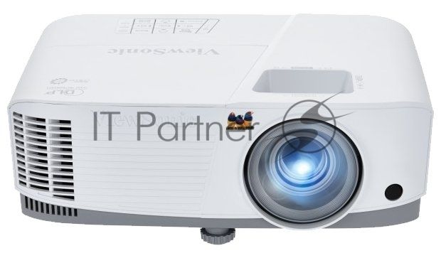 Проектор ViewSonic PA503XP (DLP, XGA 1024x768, 3600Lm, 22000:1, 2xHDMI, 1x2W speaker, 3D Ready, lamp 15000hrs, White, 2.2kg)