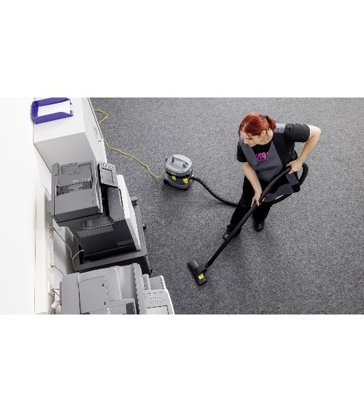 Пылесос Karcher T 11/1 Classic *EU желтый/серый, 850 Вт, уборка сухая, пылесборник контейнер/мешок, 11 л