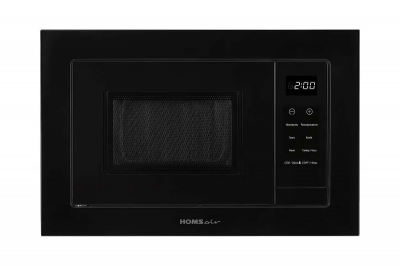 Встраиваемая микроволновая печь HOMSair MOB206GBK черный, 20 л, 1200 Вт, переключатели - сенсор