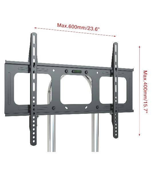 Стойка для телевизора Cactus CS-VM-ST04H черный 37"-70" макс.45кг напольный мобильный