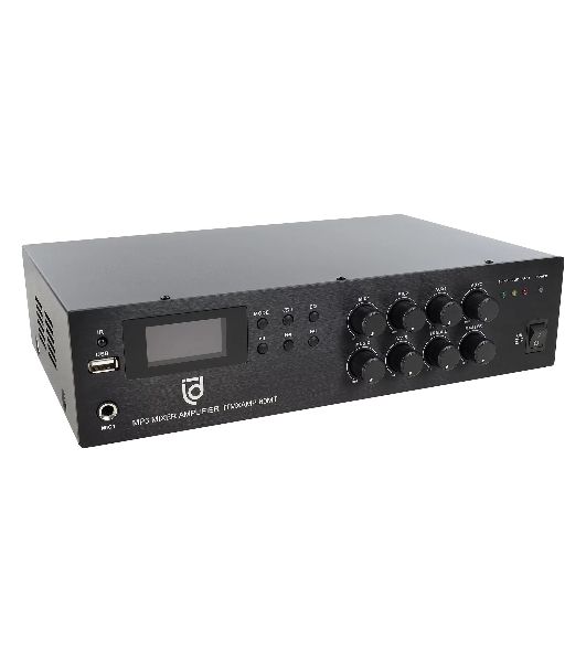 Микшер-усилитель Intrend ITMXAMP-60MT MP3, FM тюнер, USB, Bluetooth, 2хMic/3хLine входы, 1хLine выход,60 Вт, 4/8Ом/100V, IR-пульт в комплекте