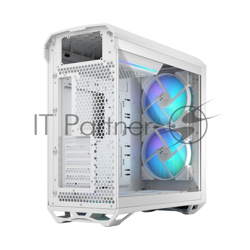 Компьютерный корпус без блока питания Fractal Design Torrent RGb TG Clear Tint, Full-Tower, 2x180мм + 3x140мм RGb, 2xUSB-A 3.2 + 1xUSB 3.2 Type-C E-ATX, SSI-CEB, SSI-EEB, ATX, mATX, mITX белый
