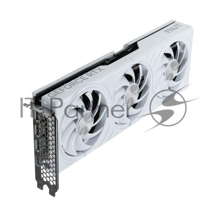 Видеокарта Palit GeForce RTX 5070 WHITE OC, 12 GB GDDR7, 192 bit, 3xDisplayPort, HDMI, GPU 2325 MHz