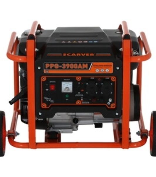 Электрогенератор бензиновый Carver PPG-3900АM, 3 кВт, 95 дБ, 51 кг