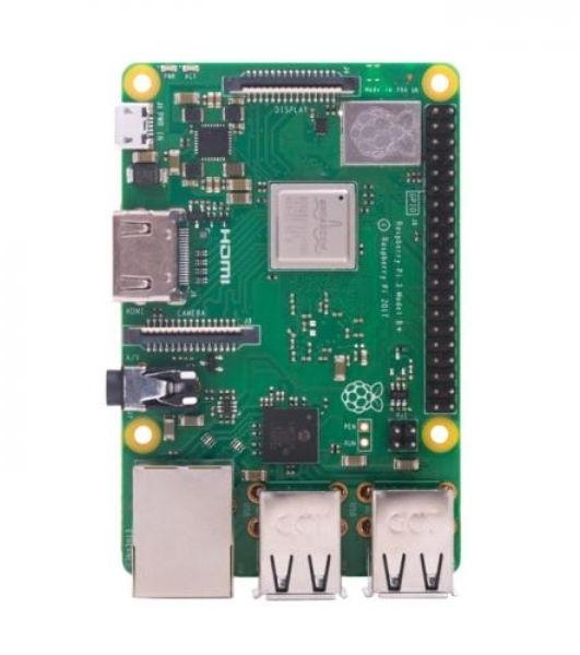 Микрокомпьютер Raspberry Pi 3 Model B+ Retail, 1GB RAM, Cortex-A53 (ARMv8) 64-bit SoC @ 1.4GHz Broadcom BCM2837B0 CPU, WiFi, Bluetooth, 40-pin extended GPIO, 4x USB 2.0, HDMI, CSI camera port, DSI displ.port, MicroSD port (137-3331) , (БП и корпус покупае