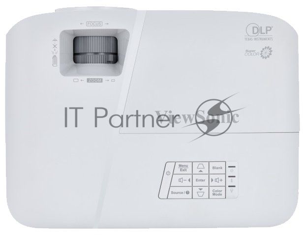 Проектор ViewSonic PA503XP (DLP, XGA 1024x768, 3600Lm, 22000:1, 2xHDMI, 1x2W speaker, 3D Ready, lamp 15000hrs, White, 2.2kg)