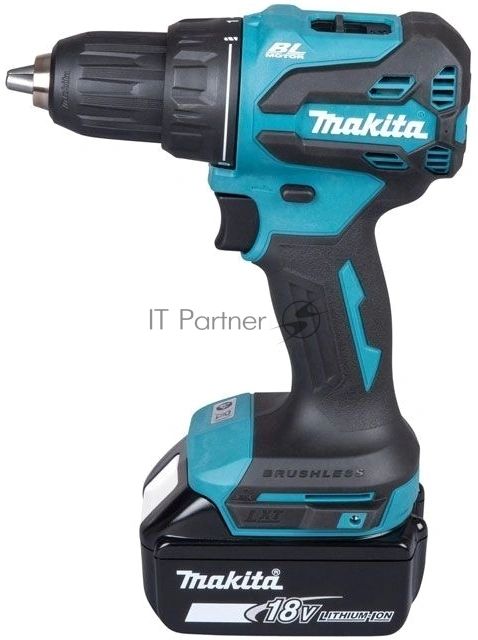 Дрель-шуруповерт Makita DDF490WVE аккум. патрон:быстрозажимной (кейс в комплекте)