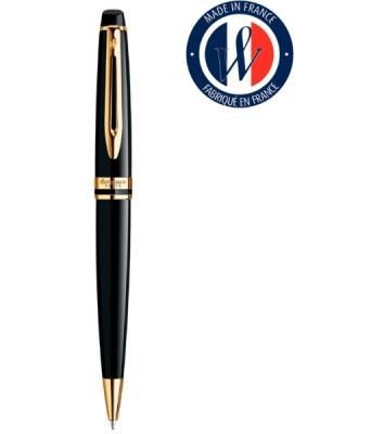 Ручка шариковая Waterman Expert 3 (CWS0951700) Black Laque GT M, синие чернила, подарочная коробка