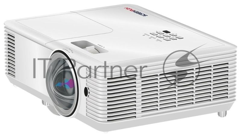 Проектор ScreenPlay INFOCUS [SP226ST] DLP, WXGA, 3800 lm, 30 000:1, 0.52:1, 2xHDMI 1.4, VGA in/out, S-Video, 3.5mm in/out, USB-A, RS-232, лампа 15 000ч.(ECO mode), 10W, 27дБ, 2,9 кг, БЕЛЫЙ