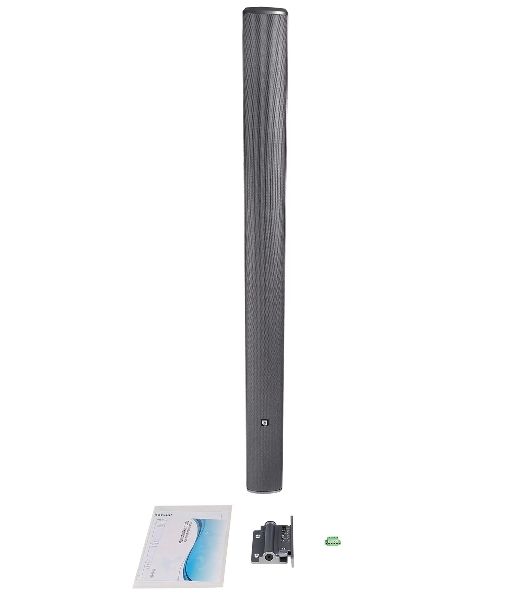 Звуковая колонна Intrend ITSPK-CL925-G пассивная, 9x2.5", 4 Ом (220 Вт RMS), SPL 114dB, 95Hz-20kHz, 120°x20° (HхV), вес 4.4кг, цвет угольный металлик, крепление в комплекте, (цена за 1шт., в упаковке 2 шт., продается парами)