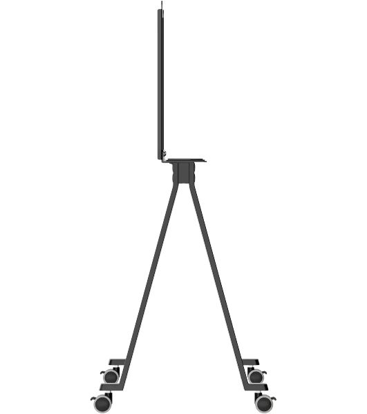 Стойка для телевизора Ultramounts UM312B черный 49"-75" макс.40кг напольный