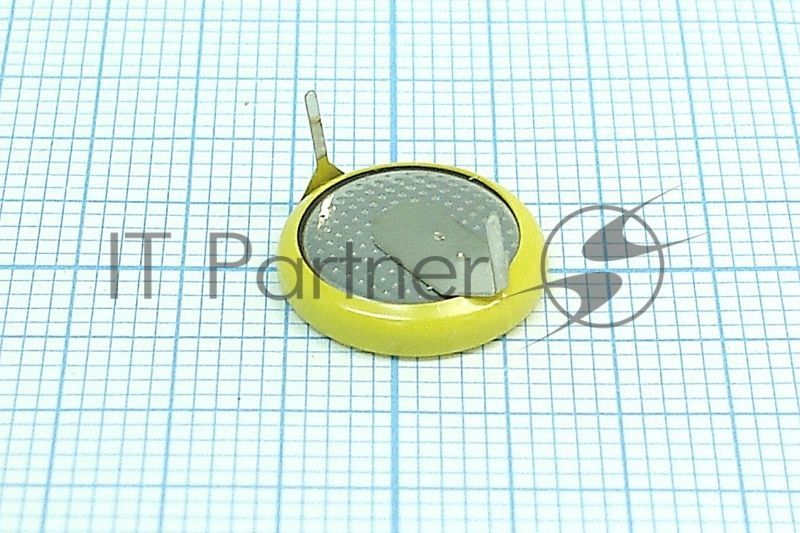 Батарейка CMOS CR1220 под пайку с загнутыми контактами с разных сторон