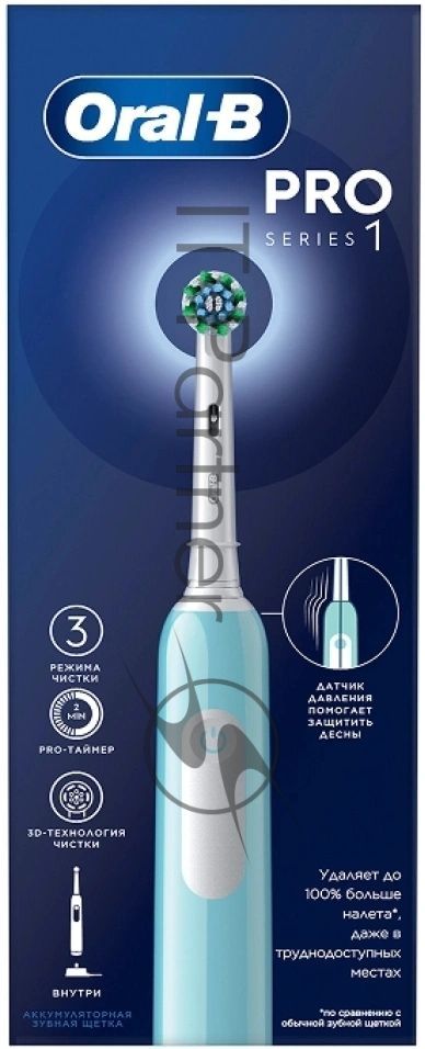 Зубная щетка электрическая Oral-B Pro 1 80870244 голубой