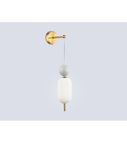 Настенный светильник Ambrella light LH53108 BS/GR/FR латунь/серый/белый матовый G9 max 28W 100*200*570