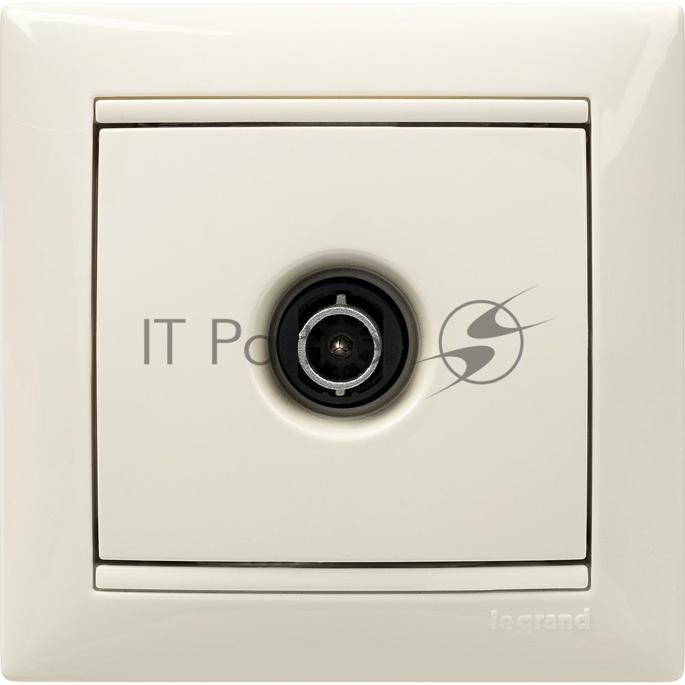 Розетка телевизионная Legrand 774329 TV Valena звезда 1,5Дб 2400МГц (слоновая кость)