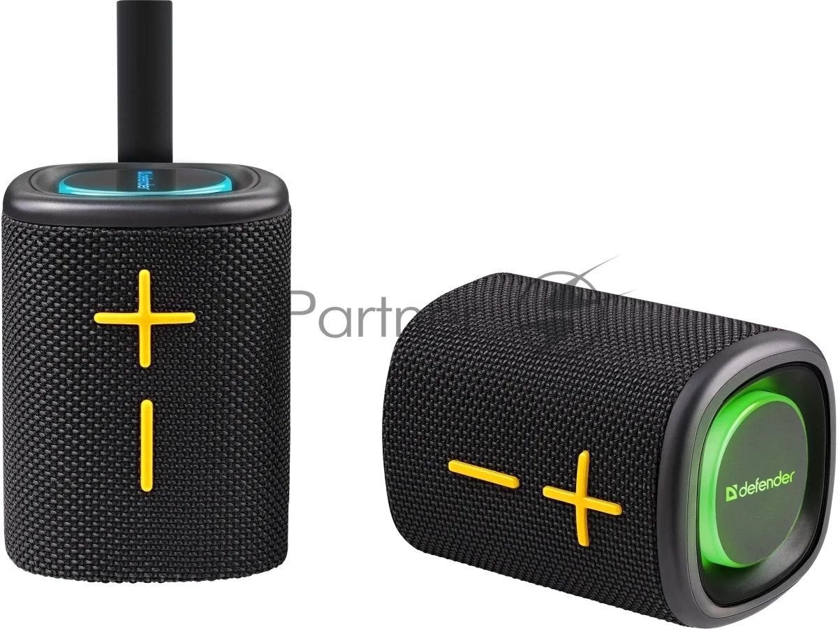 Колонка портативная Defender Union black (20Вт, 2.0 стерео, Bluetooth, питание от аккумулятора)