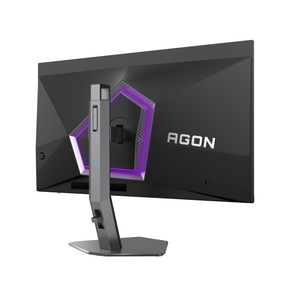 Монитор 26.5" AOC AGON AG276QKD2 QD-OLED 2560x1440, 500 Гц, 0.03 мс, 16:9, 1000 кд/м² (пиковая), DisplayHDR True Black 500, 2×HDMI 2.1, DP 2.1, USB Hub (2×USB-A 3.2 Gen1), 3.5 Jack, динамики (2×5 Вт), Adaptive-Sync, антибликовое покрытие, черно-серый