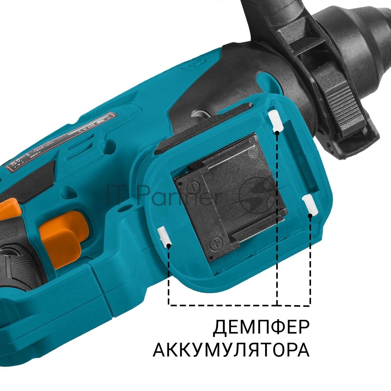 Перфоратор Bort BHD-18Li-XDK, SDS-plus, 18 В, 1,7 Дж, от аккумулятора