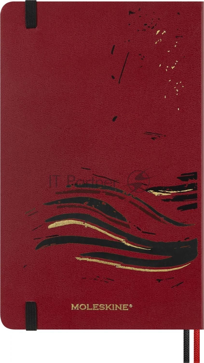 Блокнот Moleskine LIMITED EDITION ГОД ЛОШАДИ LECNYHRSQP060B 130х210мм обложка текстиль 176стр. линейка бордовый