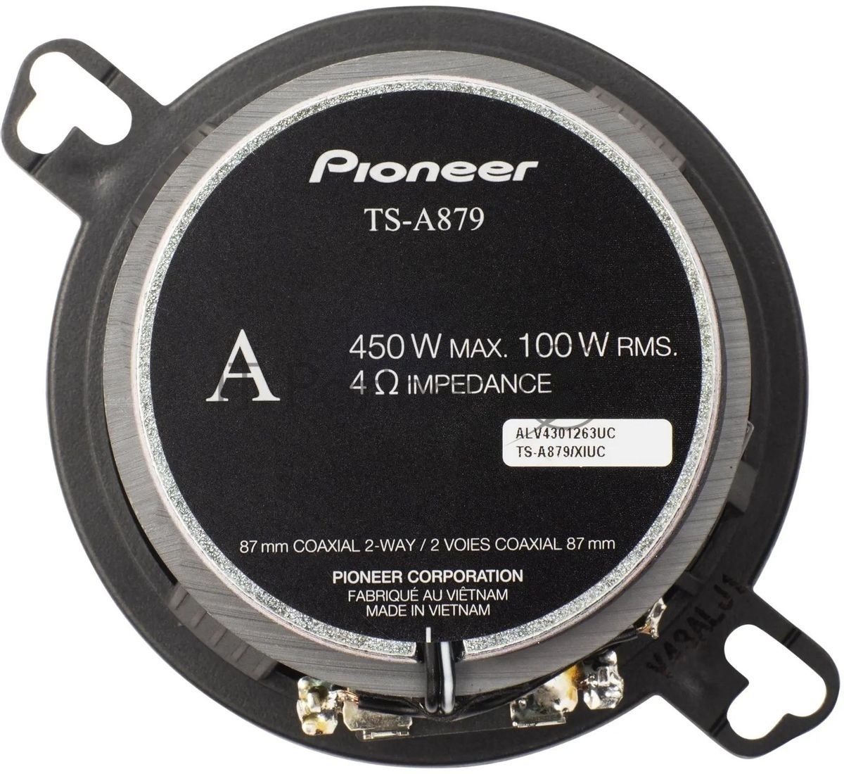 Колонки автомобильные Pioneer TS-A879 (без решетки) 450Вт 85дБ 4Ом 7.6см (3дюйм) (ком.:2кол.) твитер двухполосные
