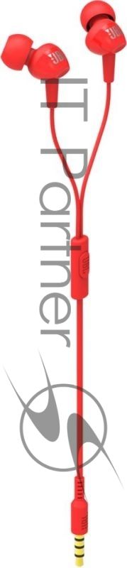 Наушники JBL Гарнитура C100si красный