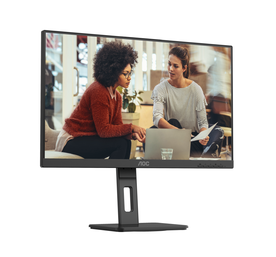 Монитор 27" AOC U27E3UF IPS 3840x2160, 60 Гц, 4 мс, 16:9, 350 кд/м², 2xHDMI 2.0, DP 1.4, 3.5 Jack, динамики (2x2 Вт), USB Hub (4x USB 3.2 Gen 1), HDR10, Adaptive-Sync, черный