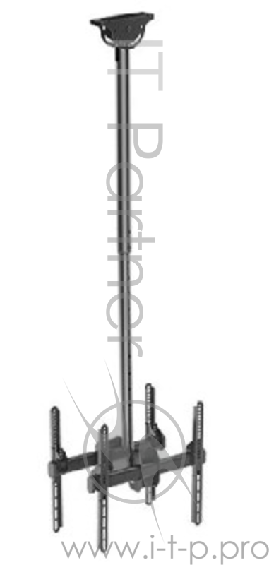 Кронштейн для телевизора Arm Media LCD-1750 черный, 26"-65" макс. 90 кг, потолочный, поворот и наклон