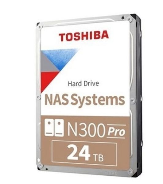 Жесткий диск HDD Toshiba N300 Pro 24Tb 7200rpm SATA-III 1024Mb 3.5"