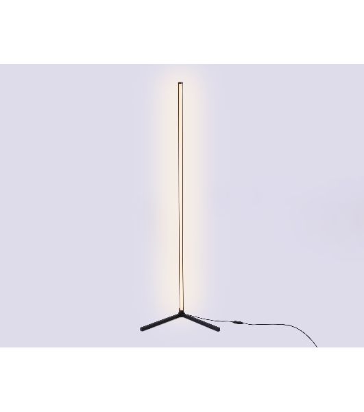 Светильник Ambrella light FL8027 BK черный LED 20W RGB D32*1650 (ПДУ РАДИО 2.4G)
