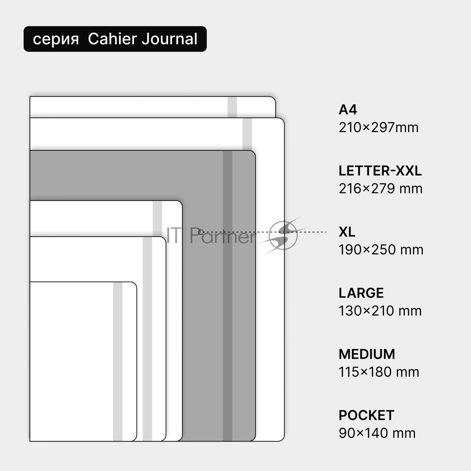 Блокнот Moleskine CAHIER JOURNAL CH023B44 XLarge 190х250 мм, обложка картон, 120 страниц, нелинованный, голубой (3 шт)