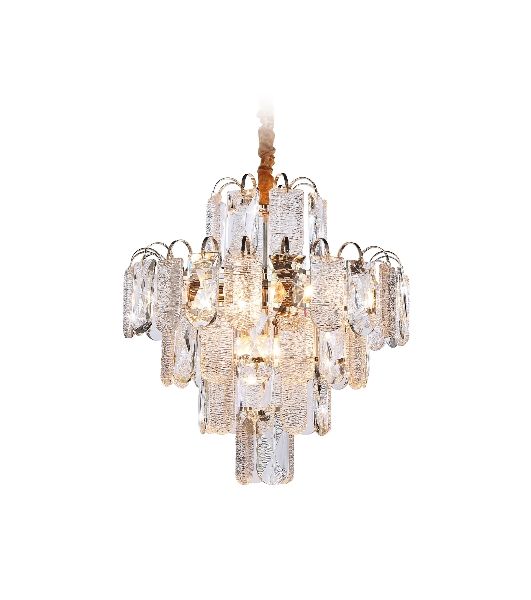 Светильник Ambrella light TR5231/9 SGD/CL/FR золото/прозрачный/белый матовый E27*9 max 40W D500*530