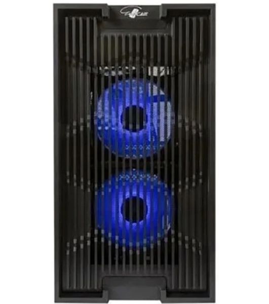 Компьютерный корпус Minitower mATX Eurocase 00-01003410 M07 3ARGb черный без БП закаленное стекло USB 3.0
