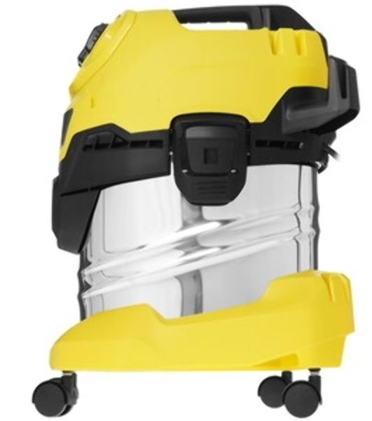 Строительный пылесос Karcher WD 4 P V-20/5/22 желтый, 1000 Вт, уборка сухая/сбор воды/выдув, пылесборник мешок/контейнер, 20 л