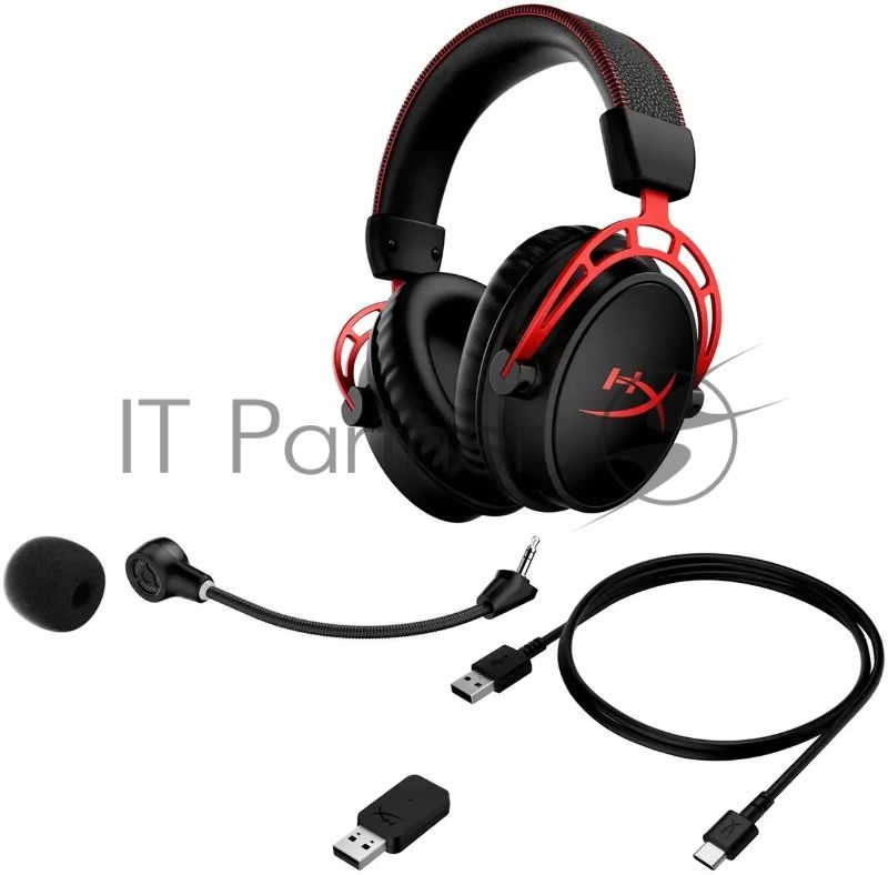 Наушники с микрофоном HyperX Cloud Alpha Wireless черный оголовье (4P5D4AA)