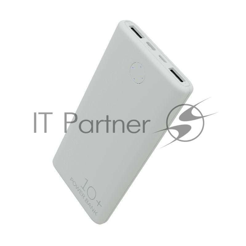 Портативный аккумулятор More choice (4610196408694) PB11-10 White 10000mAh 2USB