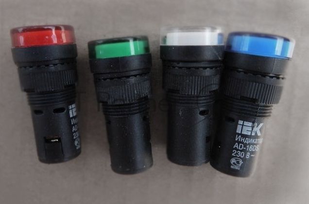 Арматура светосигнальная AD-16DS 230В красн. IEK BLS10-ADDS-230-K04-16