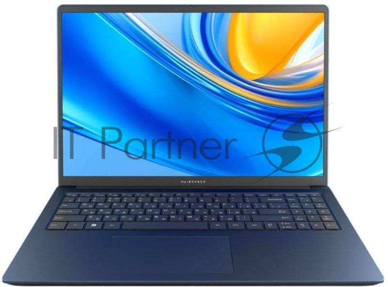 Ноутбук Maibenben M657 16" FHD IPS 165Hz, AMD R7-5825U, 8Gb, 512Gb SSD, Linux, синий (мышка + коврик)