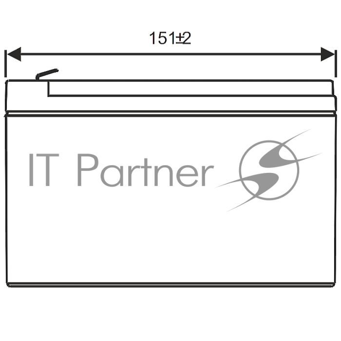 Дубль артикула 10137893 Батарея WBR GP1272 (12V 7.2Ah) F2