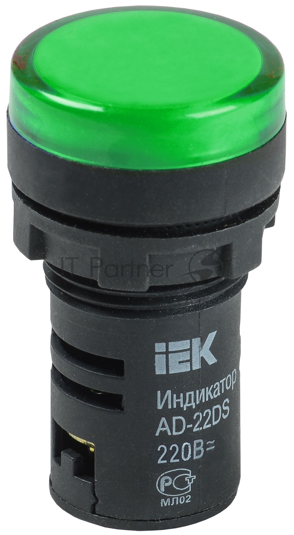 Арматура светосигнальная AD-22DS 24В AC/DC зел. IEK BLS10-ADDS-024-K06