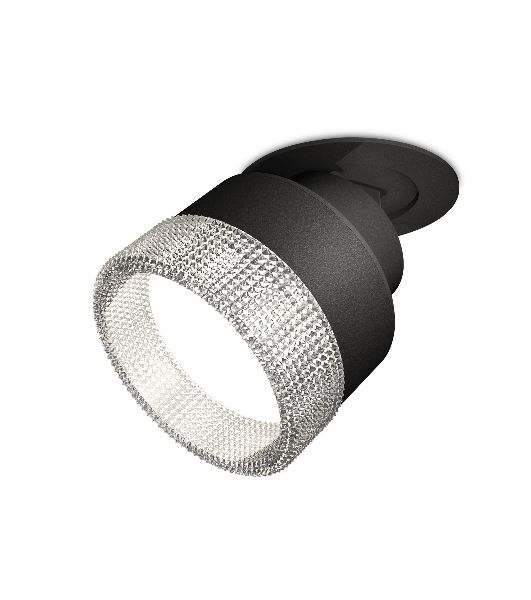 Светильник Ambrella Light XM8102540 SBK/CL черный песок/прозрачный GX53 (A2242, A2106, C8102, N8480)