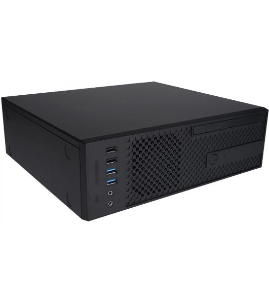 Компьютерный корпус Slim Desktop INWIN CJ708BL IP-S265AU7-2 80plus Bronze, U3*2+U2*2+A(HD)+TYPE 3.1C + FAN 80*15мм + intrusion switch INWIN Slim Case