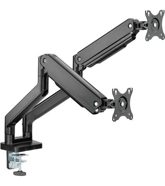 Кронштейн для мониторов Ultramounts UM731 черный 17"-35" макс.16кг крепление к столешнице поворот и наклон